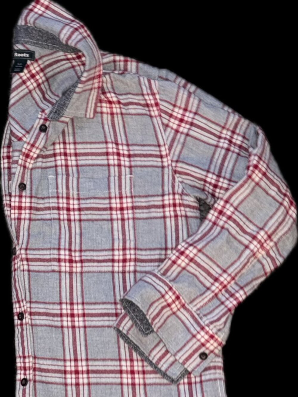 Like New Roots Flannel Size Small
